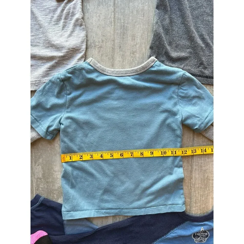 Baby Gap Set Lot of 5 Toddler Boys Long Sleeve Casual Everyday Shirts Tops 3T